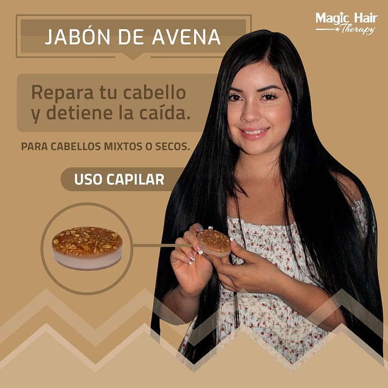 Jabon para el Cabello de Avena | Magic Hair | Magia en tu cabello Jabón para Cabello Magic Hair Magic Hair Oficial