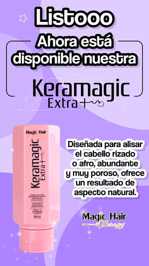 Keramagic Extra Keratin Kit + Anti-Hair Loss Shampoo Conditioner | magic hair