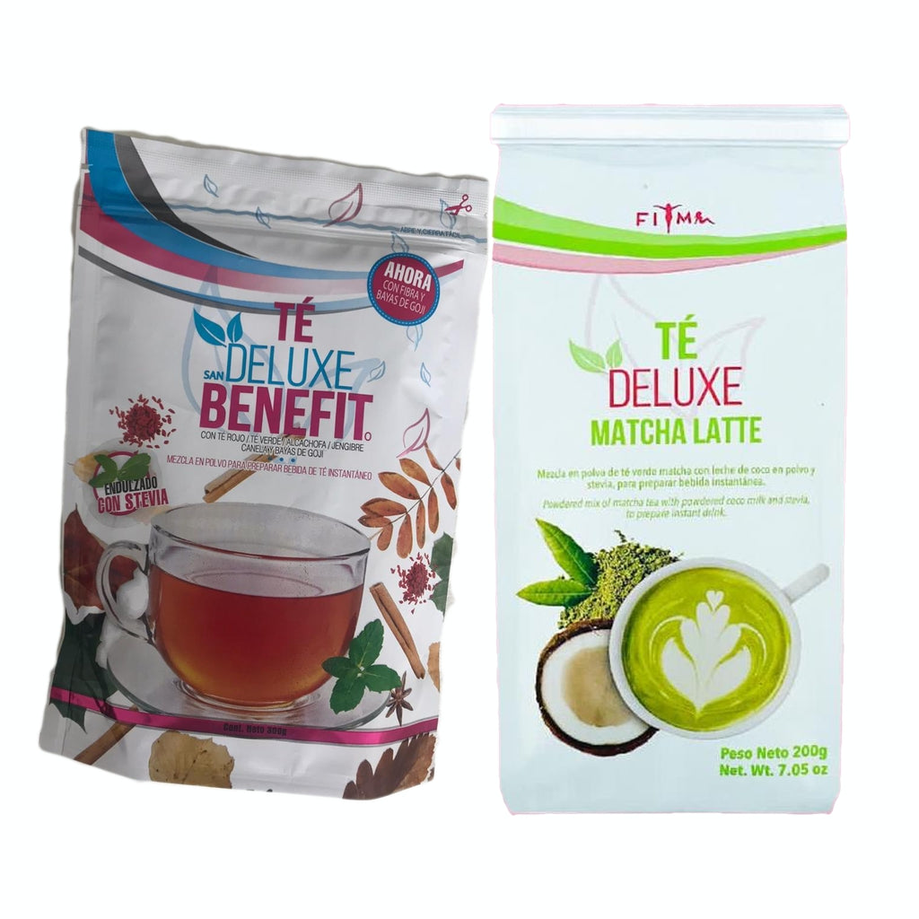 kit Té Deluxe Benefit + Té Deluxe Matcha Latte - Magic Hair Oficial
