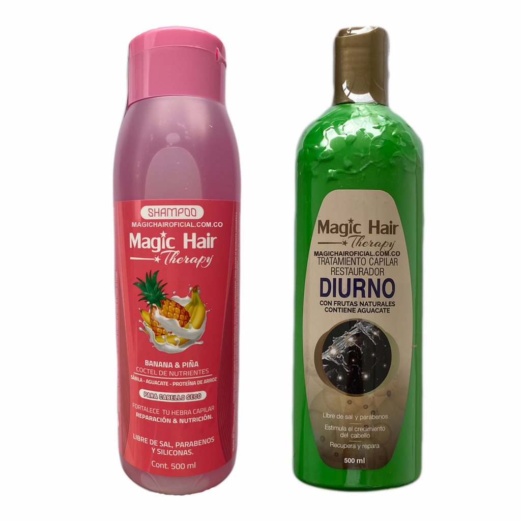 Kit Anticaida Cabello Seco Shampoo + Tratamiento Diurno