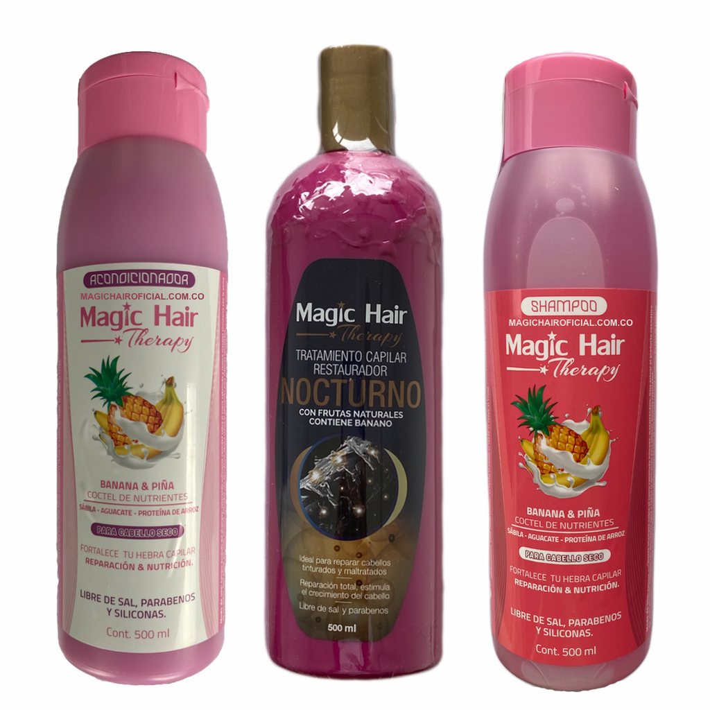 Dry Hair Loss Kit Black | magic hair