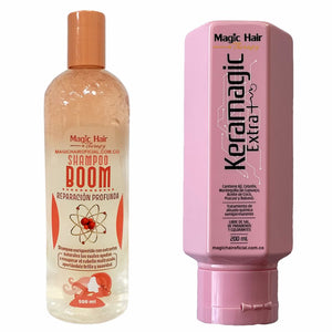 Keramagic Extra Keratin Kit + Boom Repair Shampoo | magic hair