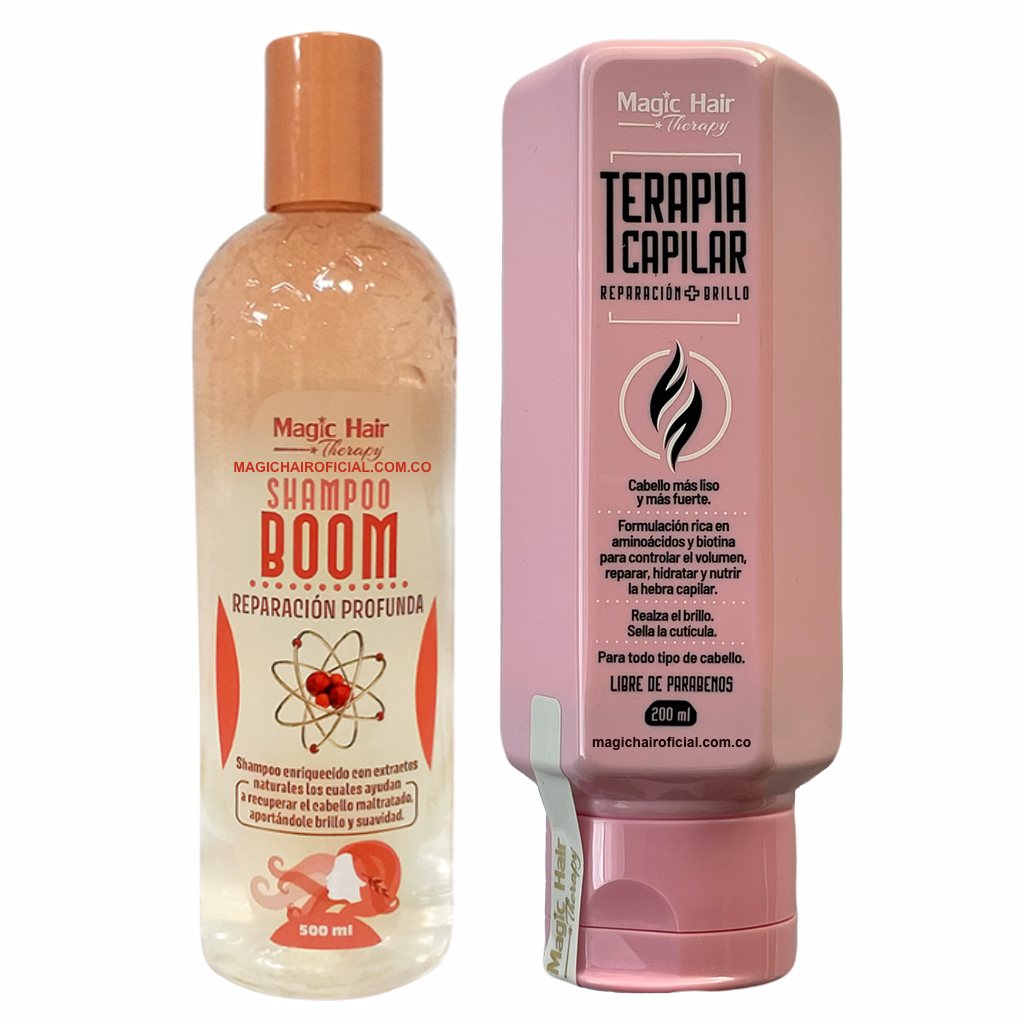 Hair Repair Therapy Kit + Boom Hair Repair Shampoo | magic hair