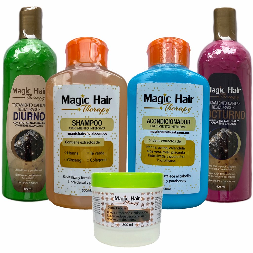Kit Crecimiento Cabello Completo Gold | Magic Hair - Magic Hair