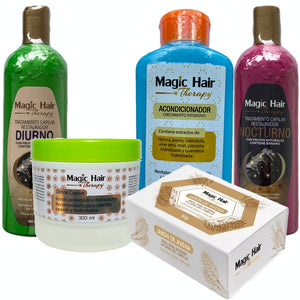 Kit Crecimiento Cabello Completo Gold | Magic Hair | Magia en tu Cabello Kit Magic Hair Magic Hair Oficial