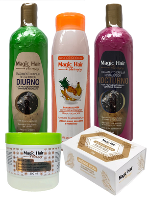 Kit Anticaída Cabello Completo Gold | Magic Hair | Magia en tu Cabello Kit Magic Hair Magic Hair Oficial