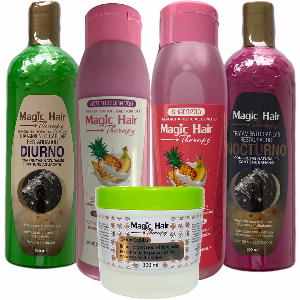 Kit Anticaída Cabello Seco Completo Gold