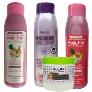 Kit Anticaída Cabello Seco Platinum + Tratamiento Boom