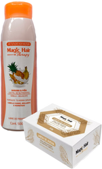 Kit Anticaída Cabello Shampoo y Acondicionador | Magic Hair | Magia en tu Cabello Kit Magic Hair Magic Hair Oficial