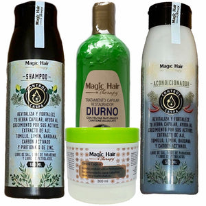 Kit Anticaspa Cabello Platinum + Diurno | Magic Hair - Magic Hair Oficial