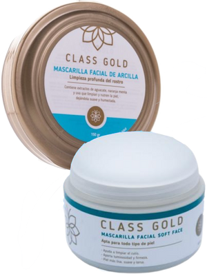 Kit Mascarilla Facial de Arcilla + Mascarilla Soft Face | Class Gold Mascarilla Class Gold Magic Hair Oficial