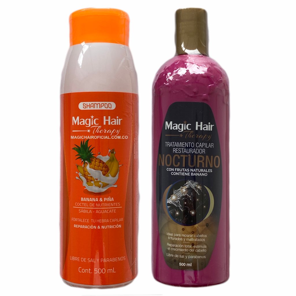 Kit Anticaída Cabello Shampoo + Tratamiento Nocturno | Magic Hair - Magic Hair Oficial