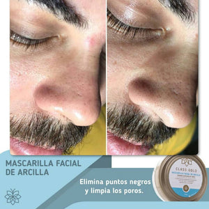 Kit Mascarilla Facial de Arcilla + Mascarilla Soft Face | Class Gold Mascarilla Class Gold Magic Hair Oficial