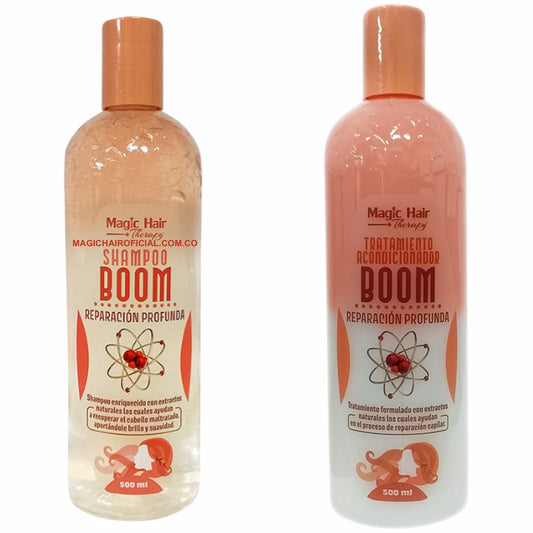 Shampoo Reparación Cabello BOOM + Acondicionador | Magic Hair - Magic Hair Oficial