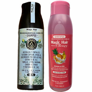 Kit Shampoo for Dandruff + Shampoo for Dry Hair Loss