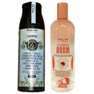 Kit Anticaspa Cabello + Shampoo Reparación Boom | Magic Hair - Magic Hair Oficial